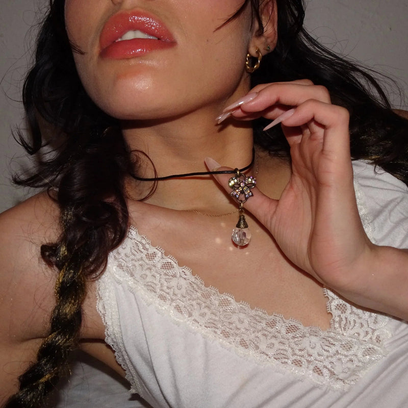 Beau Bow Drop Necklace