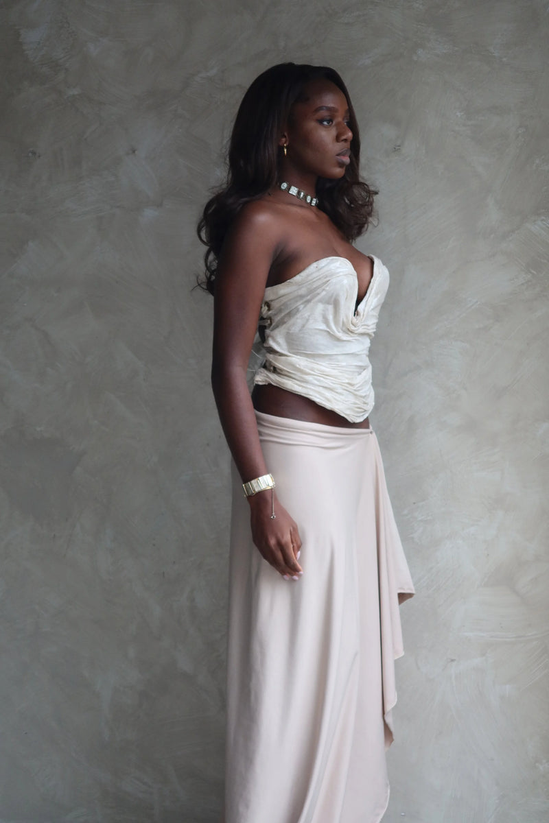 Draped Experiment Corset
