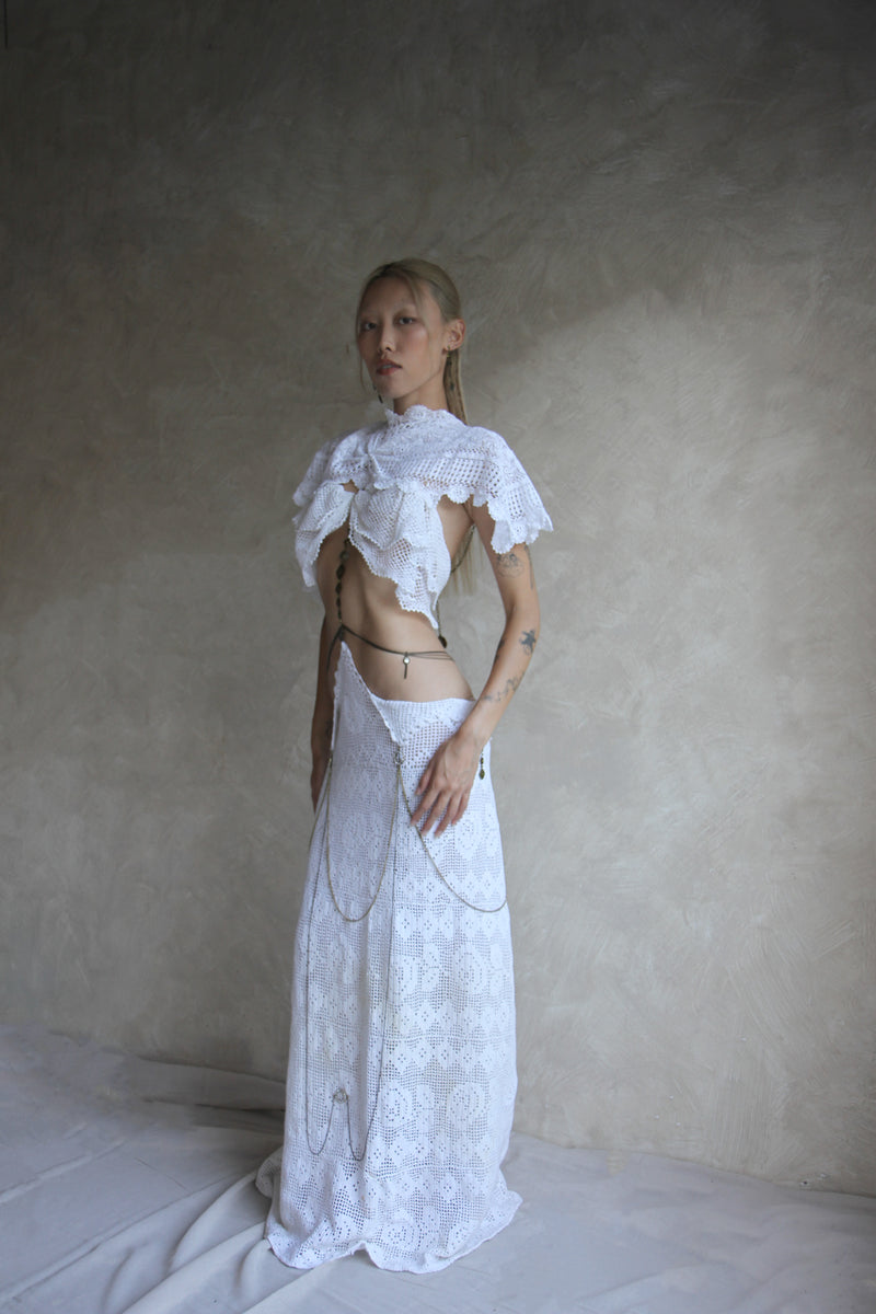 'Kunda' Jewelled Vintage Runway Dress