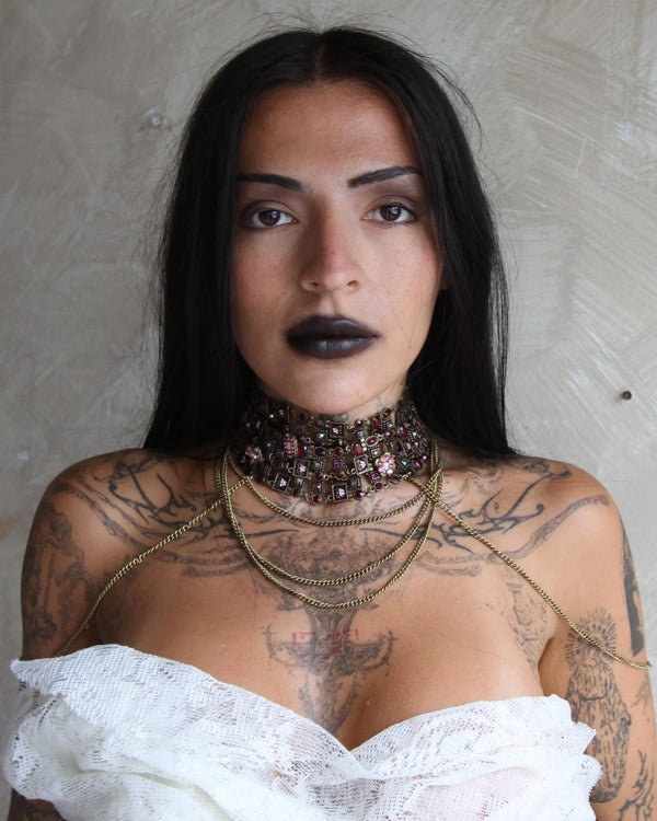 Chella High Neck Choker
