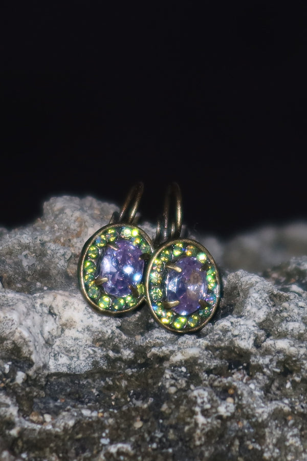 Lira Stone Vintage Earrings