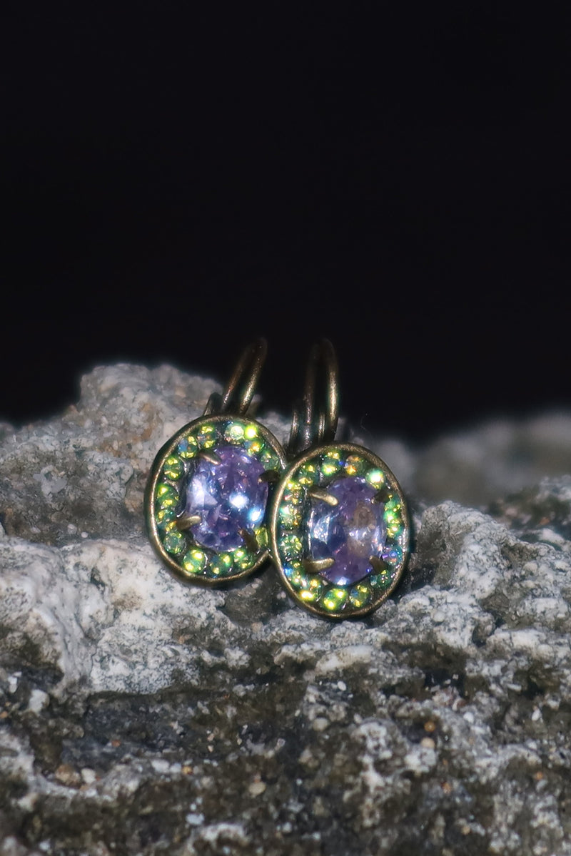 Lira Stone Vintage Earrings