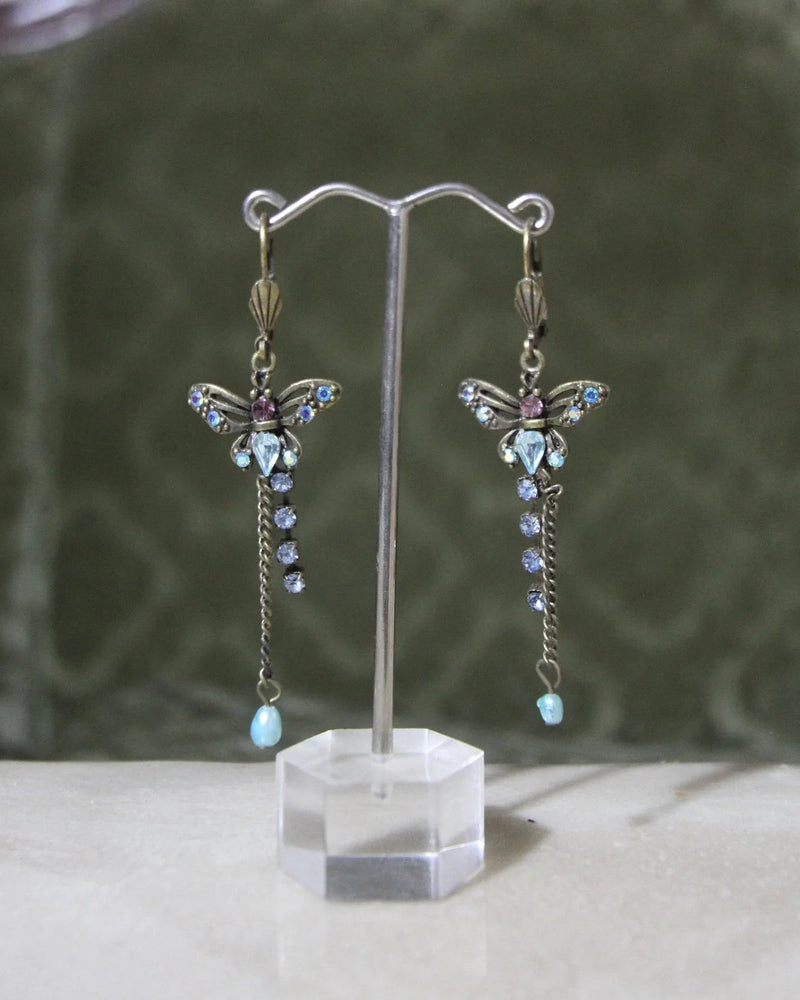 Droplet Butterfly Earrings