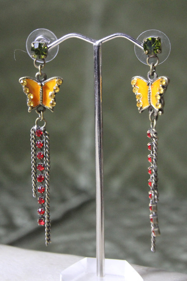 Ulu Butterfly Vintage Earrings