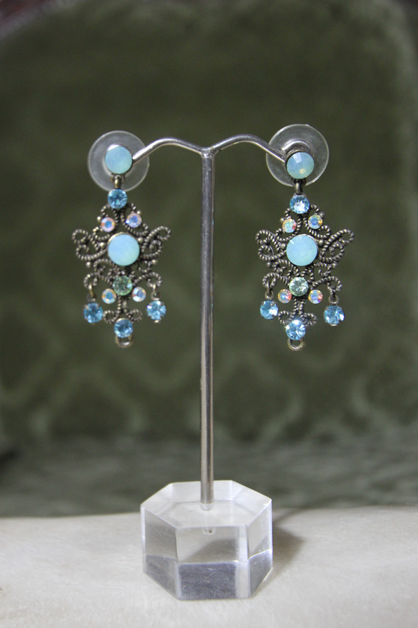 Bella Blue Vintage Earrings