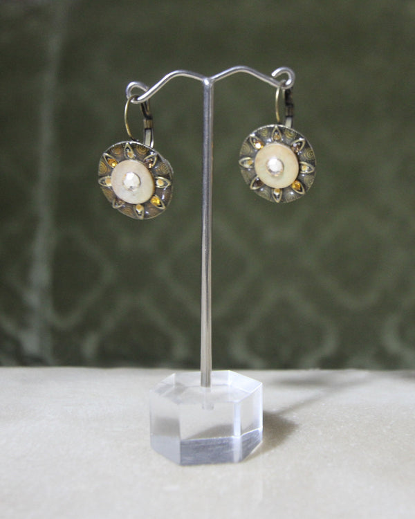 Yoki Circle Vintage Earrings