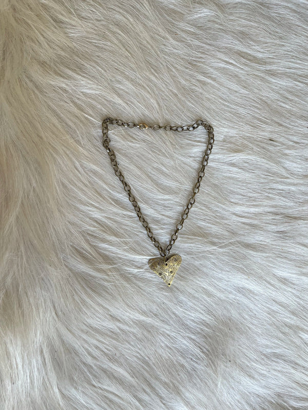Pia Heart Chain Necklace