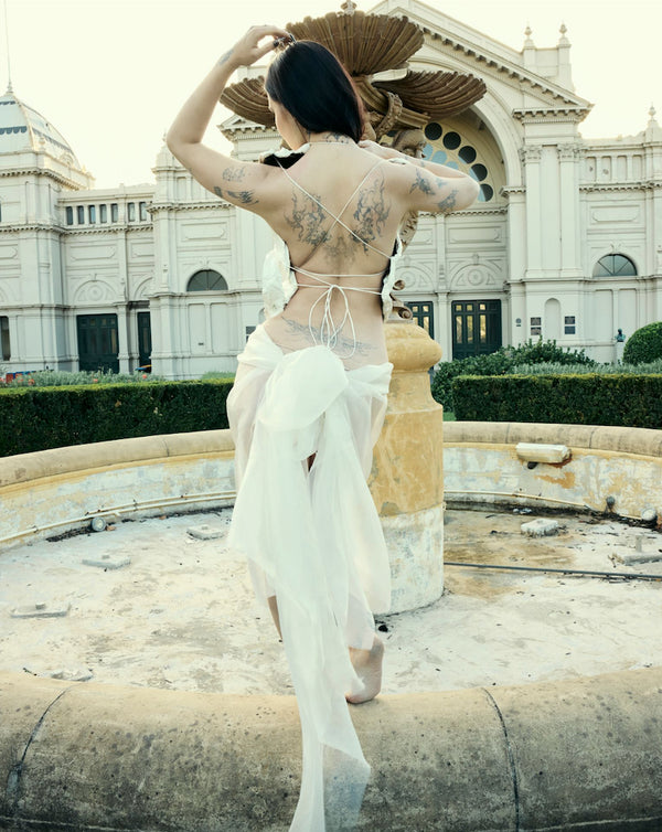Nike Draped Cement Corset
